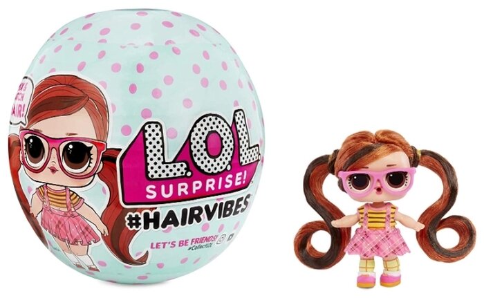 Кукла-сюрприз в шаре L.O.L. Surprise 7 серия Hairvibes 